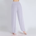 thumbnail image 5 of felwors Harem Pants Women High Waist Yoga Pants Elastic Soft Modal Yoga Sports Pants 2026 Summer Loose Comfy Joggers Trousers (Light Gray, L), 5 of 8