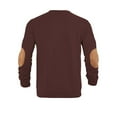 thumbnail image 4 of Colorblock Sweatshirts for Men Long Sleeve Round Neck Pullover Casual T-shirt Workwear Regular Fit Sweater Oversized Sweatshirts Soft Classic Tops Comfortable Loungewear, 4 of 7