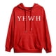 thumbnail image 5 of MHFRRA Sudadera con Capucha de Temática Cómoda para Un Jersey Informal, Ropa de Calle Suave, Ajuste Relajado, Suéter de Cuello Redondo con Diseño de Capucha Rojo, 5 of 5