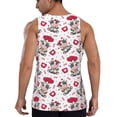 thumbnail image 3 of Fotbe Caring Cow Pattern Men's Quick Dry Workout Tank Top Gym Muscle Tee Fitness Bodybuilding Sleeveless T Shirt Breathable Workout Shirt-4X-Large, 3 of 9