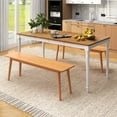 thumbnail image 4 of Gymax Extendable Dining Table Folding Kitchen Table for 4-8 People w/ Rubber Wood Legs, 4 of 10