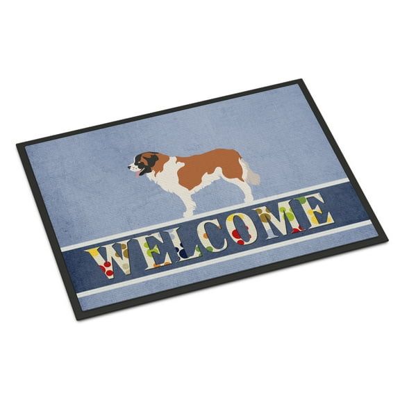 Carolines Treasures BB8341JMAT Moscow Watchdog Door Mat Indoor Rug or Outdoor Welcome Mat 24x36 Doormat  36"L x 24"W