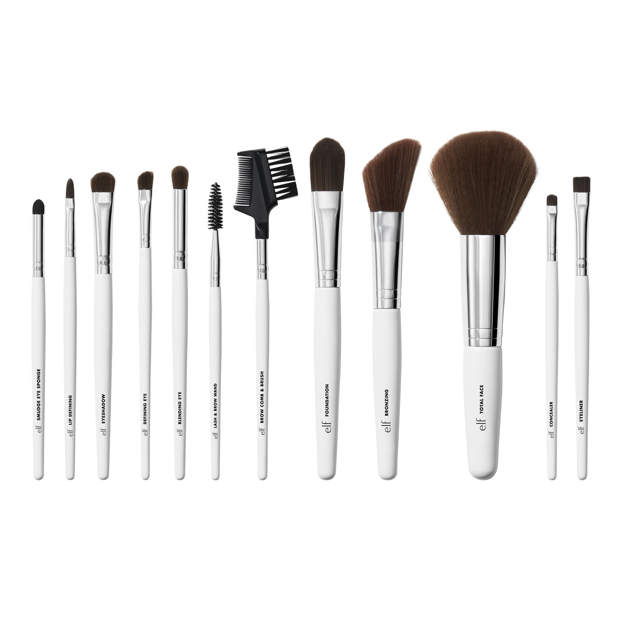 e.l.f. Professional Makeup Brush Kit, Set of 12 photo 1