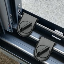 TALENO 2 Pack Adjustable Sliding Window Locks,1.37*2.36 Inch Window Wedge Window Stop for Home Office and Car,Fall Limiter - Theft Lock Buckle Non-Perforated Sliding Door Lock