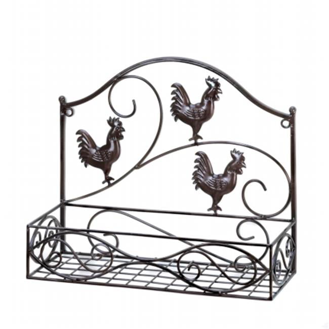 HEAVY CAST IRON COAT DUAL HOOK ROOSTER KITCHEN PANTRY MUDROOM up to 3 available 