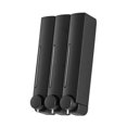 thumbnail image 2 of deevoka Manual Soap Dispenser Wall Mounted Large Capacity Three Head for RV Washroom Black, 2 of 9