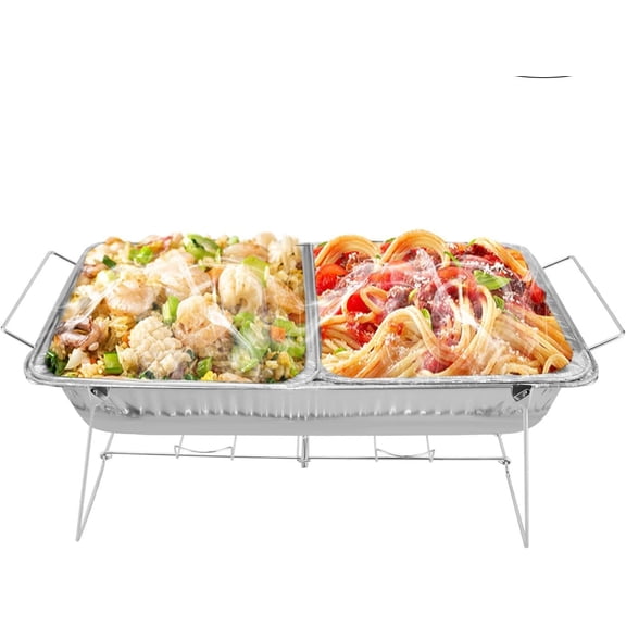 Chafing Wire Rack, Buffet Stand - 24 Pack Full Size Racks For Dish Serving Trays Food Warmer Catering Supplies for Parties