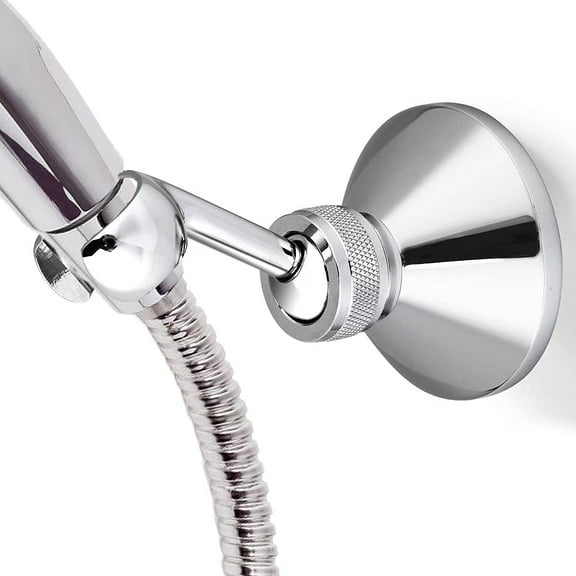 Shower Head Holders, YTTX Adjustable Shower Holder Cooper Shower Holder Bracket Chrome Plated Shower Set Shower Stand for Standard Shower Hose