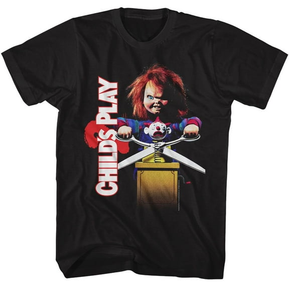 Chucky Child's Play Childs Play 2 Poster Black Adult T-Shirt M