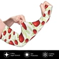 thumbnail image 3 of Fotbe Fruit Apples UV Sun Protection Arm Sleeves - Tattoo Cover Up - Basketball Arm Sleeve UPF 50 Cooling for Men Women, 3 of 8