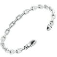 thumbnail image 2 of Pompeii Men's Heavy Round Link 14k Gold (20gram) or Platinum (32gram) 5mm Bracelet 8.25", 2 of 3