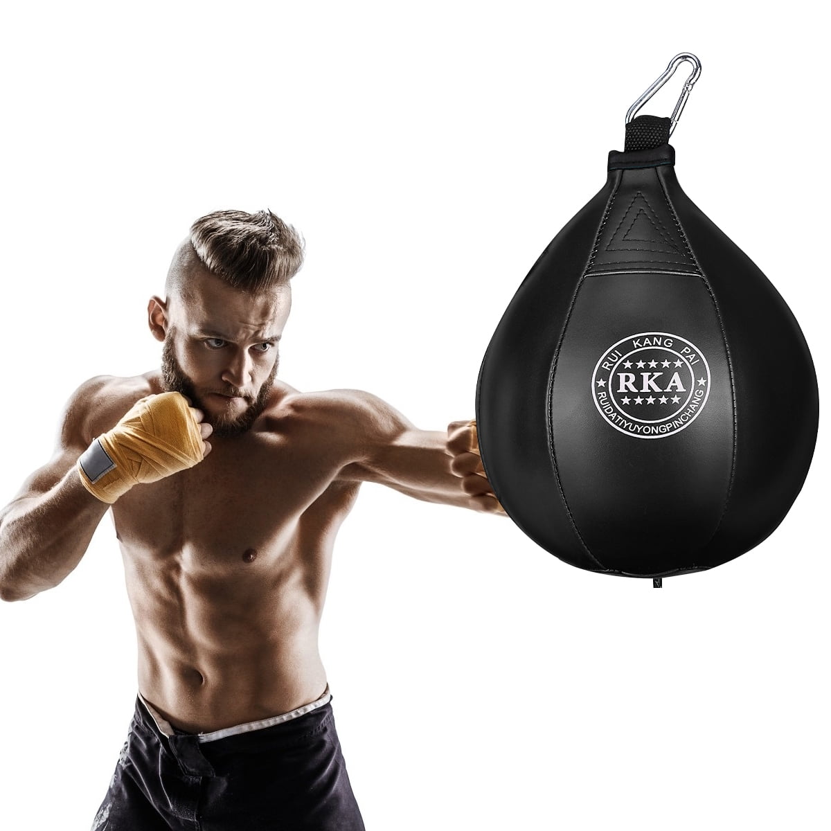 Kids Adults Reflex Speed Punching Bag for Relief Stress,Training Boxing Sports Red-Black Speed Bag Boxing Punching Bag Wall Mount Speed Ball Reflex Boxing Speed Bag with Spring 