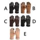 thumbnail image 1 of Guantes cálidos de invierno a prueba de viento Guante de dedo completo Compatible con pantalla táctil Mitones gruesos térmicos para conducir en otoño talla única Macarena Guantes de invierno, 1 of 8