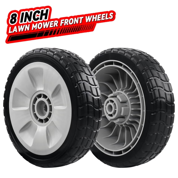 HRR216 Lawn Mower Drive Wheels Kit-2 Pcs 8" Front Wheels 42710-VE2-M02ZE Replace for Honda HRR216 HRS216 HRT216 Walk-behind Lawn Mower