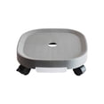 thumbnail image 1 of Support de Pot de Fleurs Mobile avec Roues et Freins - Caddy de Plantes Robuste avec Plateau de Drainage Coulissant pour Usage Intérieur/extérieur, 1 of 5