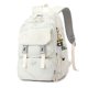 thumbnail image 3 of Mochila Simple con estampado de dibujos animados con colgante, bolsa de viaje de gran capacidad que combina con todo para estudiantes de escuela primaria, 3 of 5