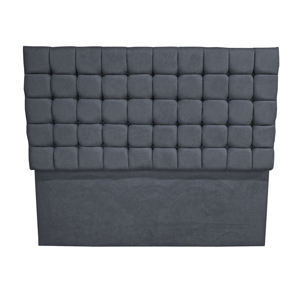 Cabecera Elite Puffland Queen color gris elegante (Reina)