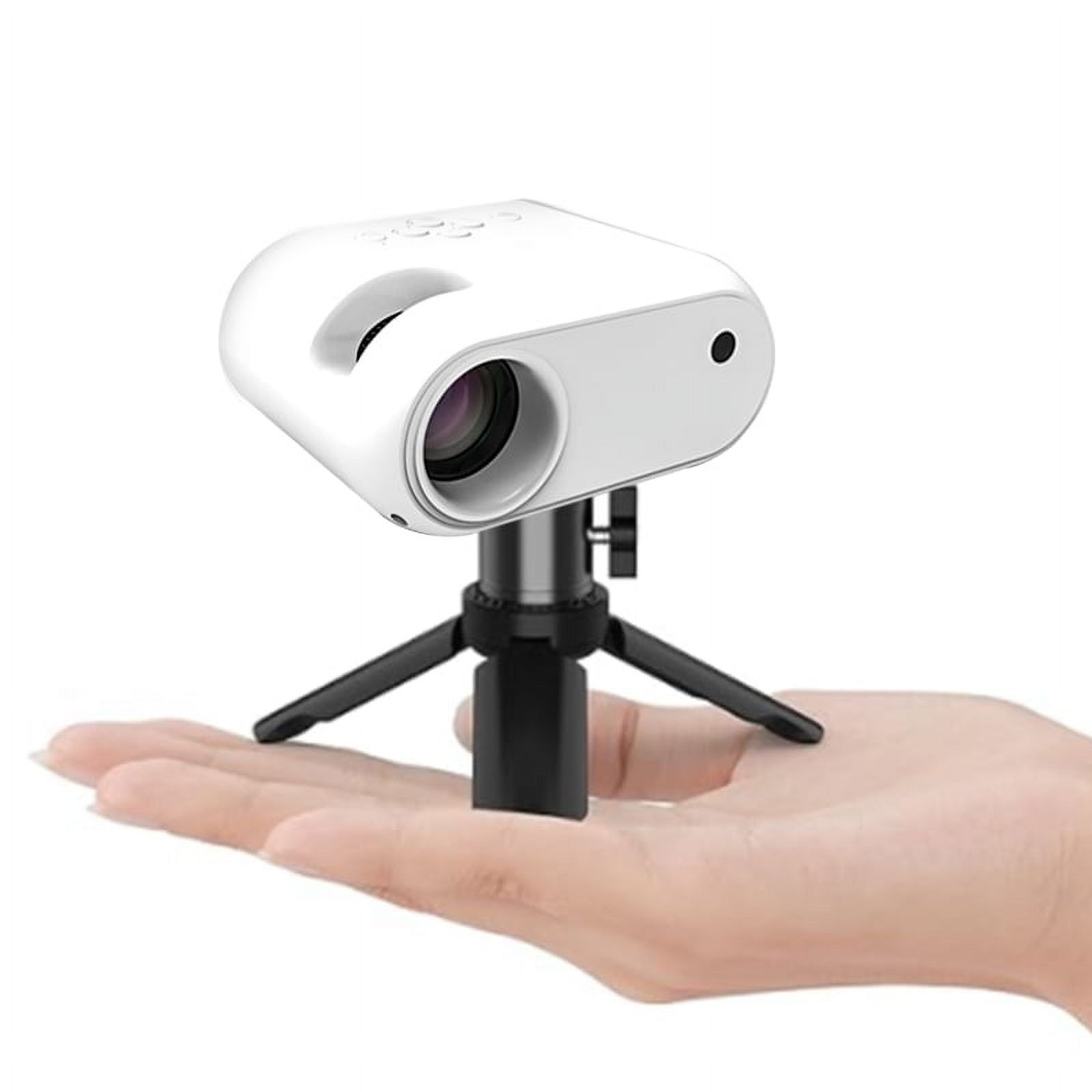 Mini Projector,  Full HD 1080P Video Projector, Portable Outdoor Projector with Tripod, Kids Gift, Home Theater Movie Phone Projector Compatible with Android/iOS/Windows/TV Stick/HDMI/USB