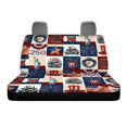 thumbnail image 6 of POLERO USA 250th Anniversary Patchwork Back Seat Covers with SUV Car, Waterproof All Weather Bench Seat Covers(2 Pcs), 6 of 7