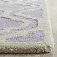 thumbnail image 3 of SAFAVIEH Cambridge Kirsten Geometric Wool Area Rug, Lavender/Ivory, 9' x 12', 3 of 7