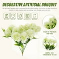 thumbnail image 3 of TAILTOSS White Artificial Dandelion Flowers for Decoration Plastic Faux Flower Ornament Suitable for Many Occasions 10 Pcs, 3 of 10