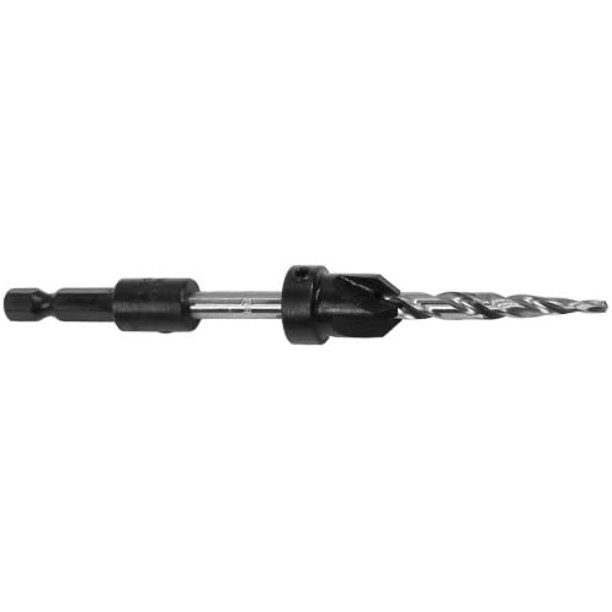 W.L. Fuller C5HT 1/8" Taper Point Drill Bit with Countersink and 1/4