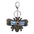 thumbnail image 1 of Azul accesorio YSK014 del llavero de la aleación del llavero del insecto de la abeja de Paillette de la joyería de moda, 1 of 4