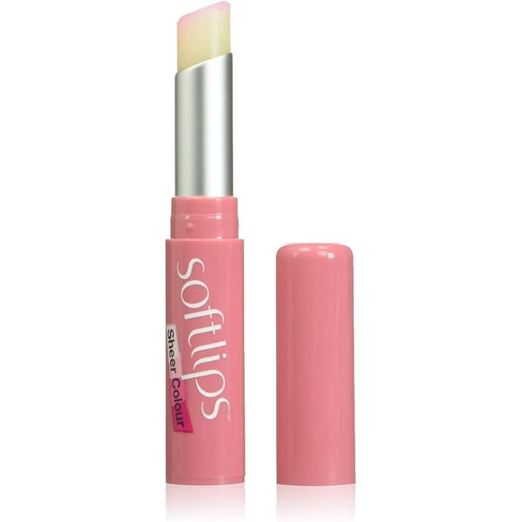 Softlips, Sheer Colour Changing Lip Balm Strawberry, Argan Oil and Beeswax, 2g