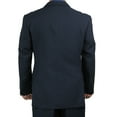 thumbnail image 5 of Stylish 2pc. Men's Regular Fit Dress Suit with 1 Free Pair of Socks - Navy 54R, 5 of 6