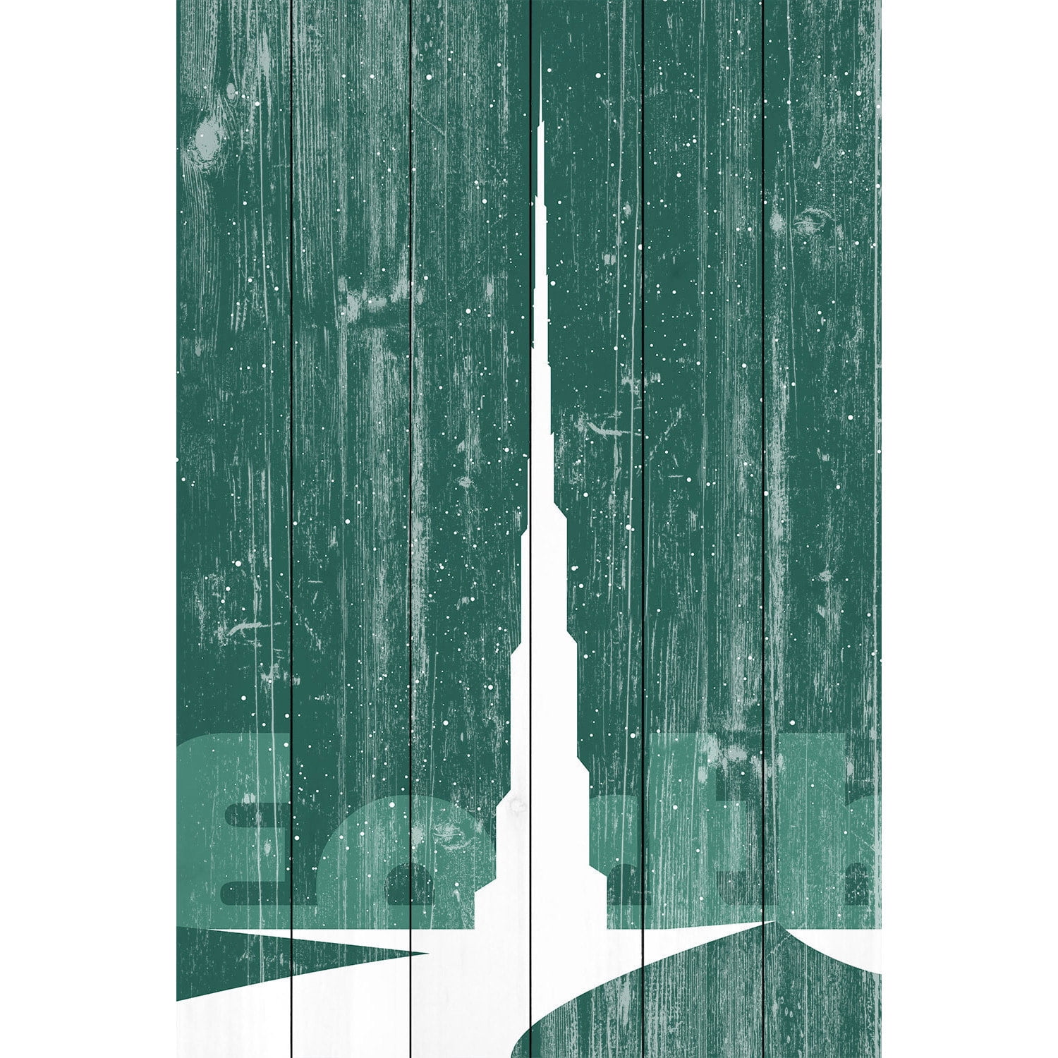 Marmont Hill - "Earth" Painting Print on White Wood