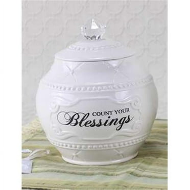 Youngs Inc. 133064 Blessings Jar With 36 Blessings Cards