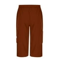 thumbnail image 3 of Men's Cargo Pants Lightweight Below Knee Work Shorts with Multiple Pockets Versatile Everyday Utility Clothing, 3 of 6