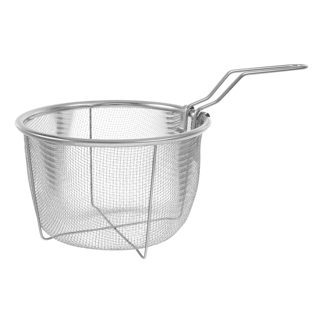 SHISUYAN 1 Pce Passoire en Acier Inoxydable Panier de Friture Pliant pour Aliments