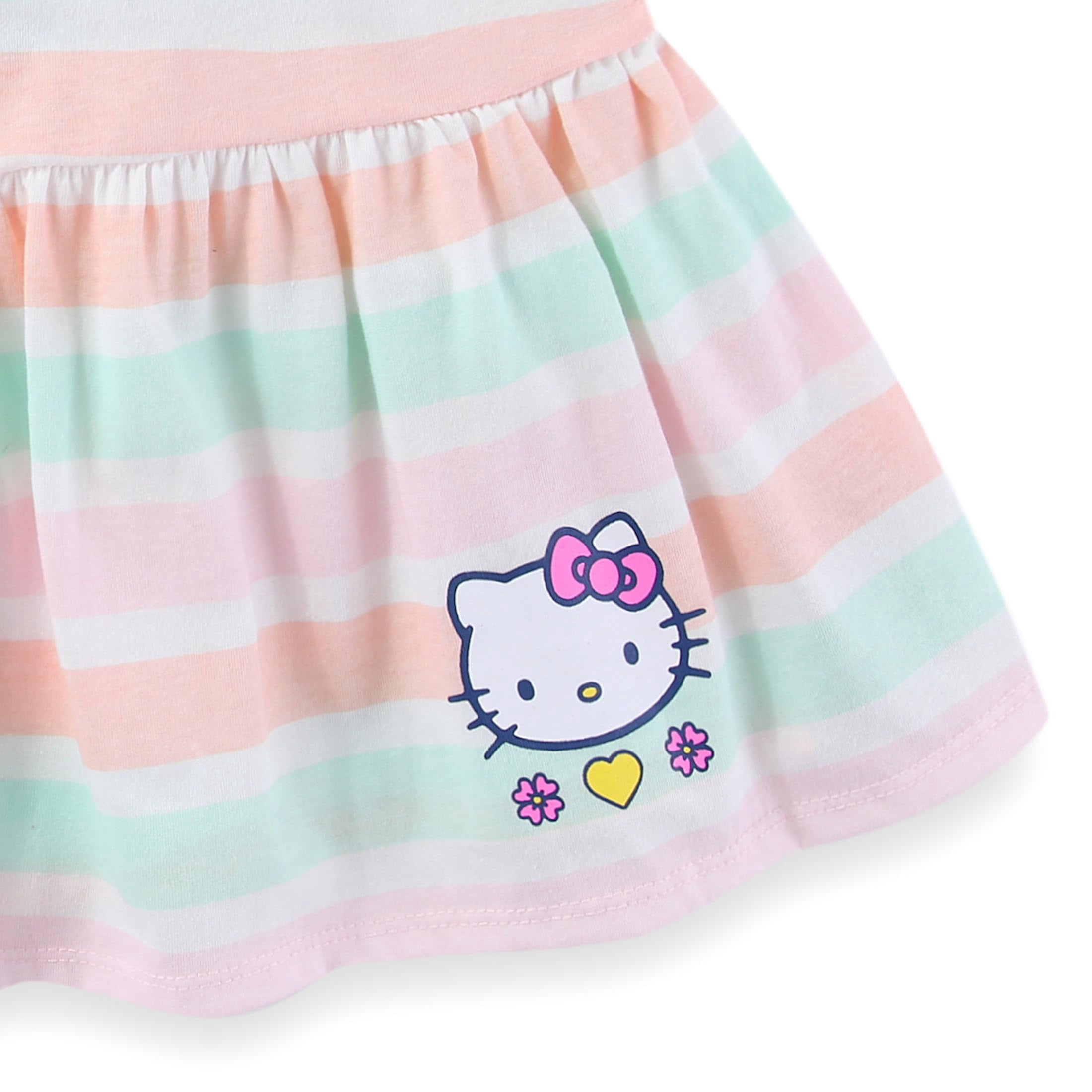 Hello Kitty Sanrio Short Sleeve Polo Shirt and Skirt Set (Girls), 2 Piece Set, Sizes 4-10