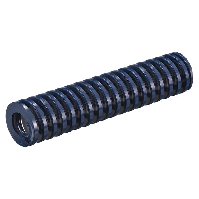Unique Bargains Die Spring, 1 Pack 40mm OD 175mm Long Spiral Stamping Light Load Compression Die Springs, Blue