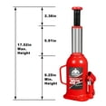 thumbnail image 6 of JACK BOSS Bottle Jack 20 Ton Muti-Directional Welded Bottle Jack, Use for Car, Truck, 40,000lb, 6 of 6