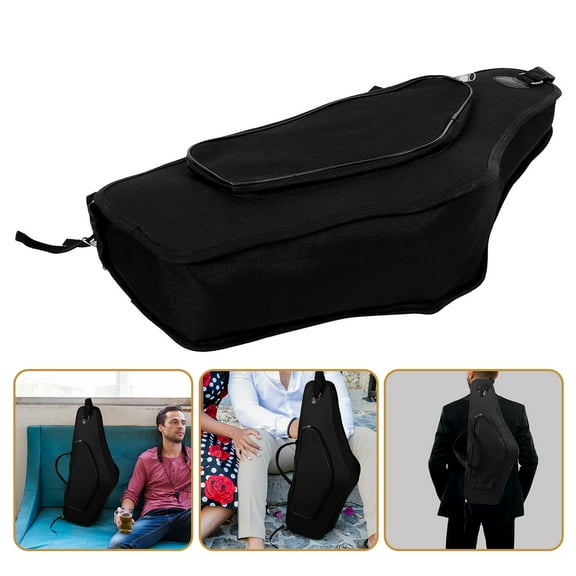 SOPOTUTU Alto Saxophone Bag Shockproof Storage Case With Shoulder Straps Durable For School Concert And Music Use