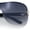 Gold - Smoke, variant on SA106 Womens Oversize Shield Curved Wrap Around Fashion Sunglasses / Gold Frame - Black Brown Lens