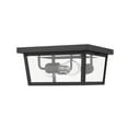 thumbnail image 2 of Z-Lite 568F-BK Beacon 6-Inch 3 Light Dimmable Mount Ceiling Light, Black, 2 of 6