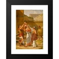 thumbnail image 2 of Christoffer Wilhelm Eckersberg 14x18 Black Modern Framed Museum Art Print Titled - Hector's Farewell to Andromache (1813-1816), 2 of 5