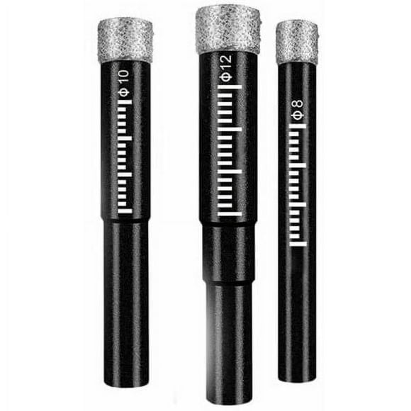 Black diamond tile drill bit porcelain suitable for tile diamond drill bit