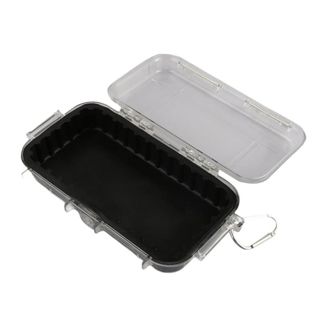 S SERENABLE Boîte Étanche Scellée Anti-Poussière pour Survie en Plein Air Randonnée Noir