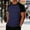 (Crewneck)Purple, variant on Coorders Men's Crewneck T-Shirts with Short Sleeve, Basis Casual Crew Tee Tops ,Big and Tall Army Green,Size XL