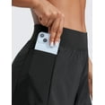 thumbnail image 4 of CRZ YOGA  2 in 1 Double Layer Running Shorts for Women 3" Athletic Tennis Workout Pants with Zip Pockets, 4 of 5