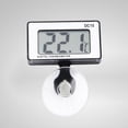 thumbnail image 3 of Shisuyan DC15 Mini Digital LCD Thermometer Aquarium Fish Tank Temperature Meter Suction Cup (White), 3 of 8