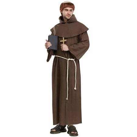 Medieval Monk Adult Halloween Costume - One Size