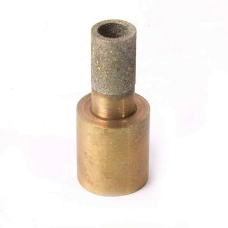 

100 Grit x 3/8 Diamond Grinding Bit for Glass Tile Stained Glass Stone - Universal Arbor and Set Screw Design