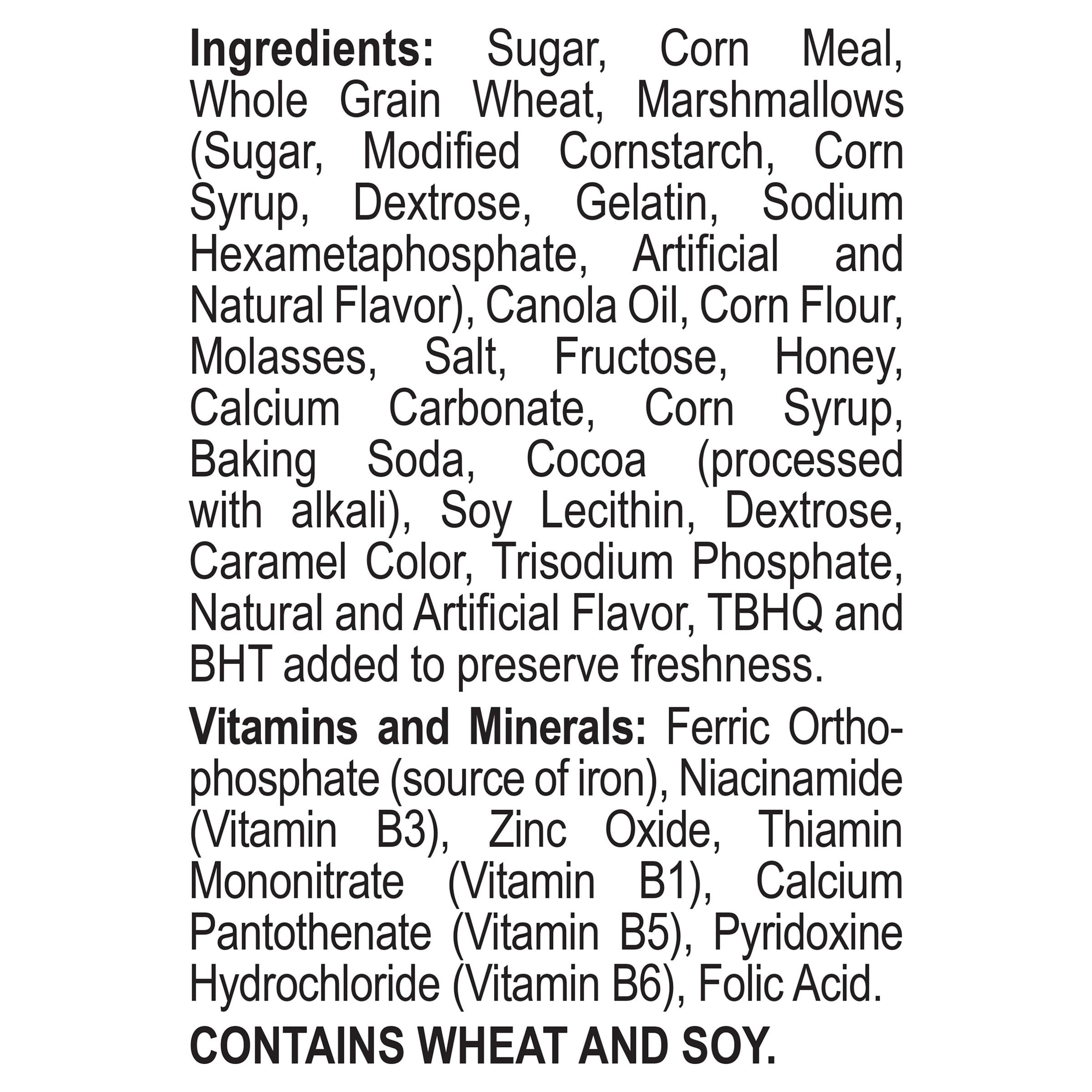 Post Honey Maid S'mores Breakfast Cereal Sweetened Corn and Wheat Cereal, Breakfast Snacks 19 oz