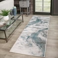 thumbnail image 7 of Superior Morwenna Modern Watercolor Abstract Indoor Area Rug, 7 of 7