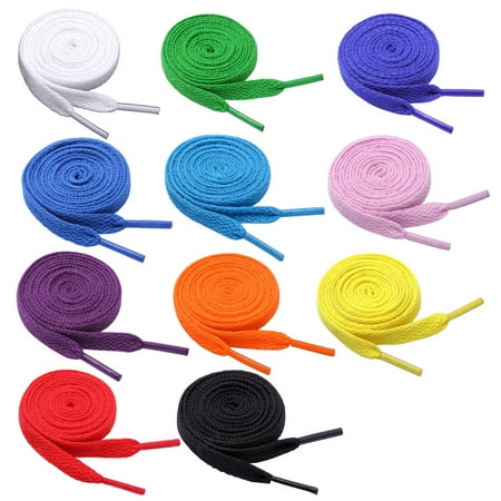 

harmtty 1 Pair Sneaker Shoelaces Wear-resistant Knitted Solid All Match Shoe Laces for Bag Dark Purple